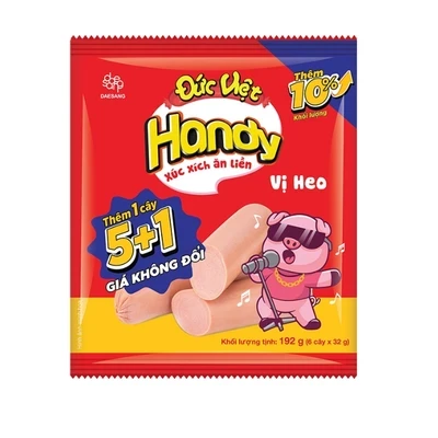 Xúc xích vị heo handy Đức Việt gói 192g
