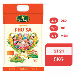 Gạo phù sa Vua gạo túi 5kg (1 Túi)