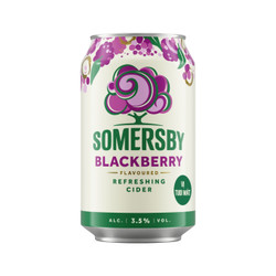 Thùng nước táo lên men vị mâm xôi 4.5% Somersby lon 320ml (24 Lon)