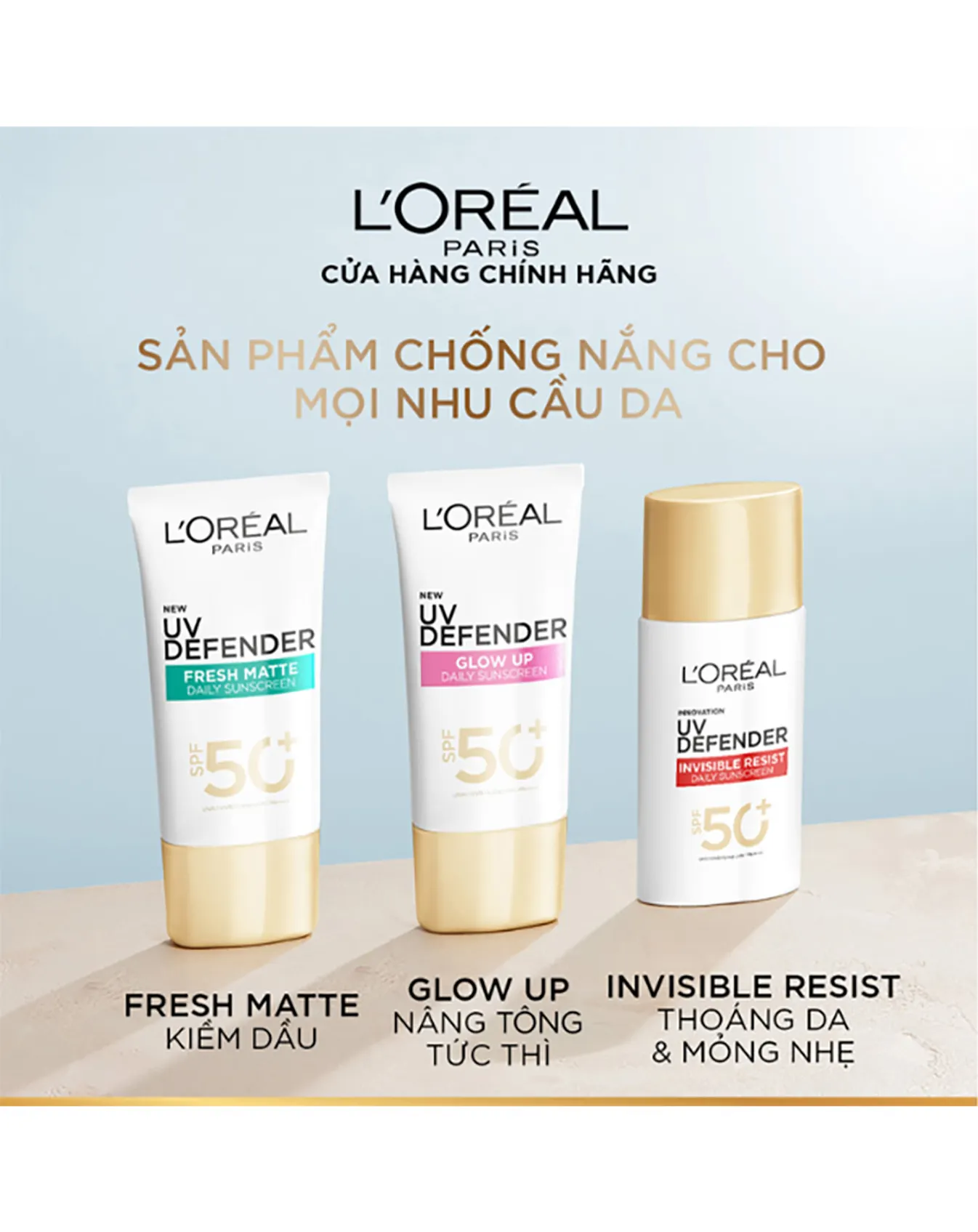 Kem Chống Nắng Kiềm Dầu Loreal Uv Defender Matte & Fresh SPF 50+ PA++++ 50ml KCN036 - Image 4
