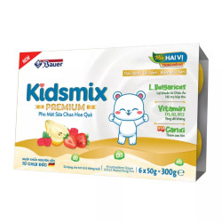 Lốc phô mát Premium Kids Mix hộp 50g (6 Hộp)