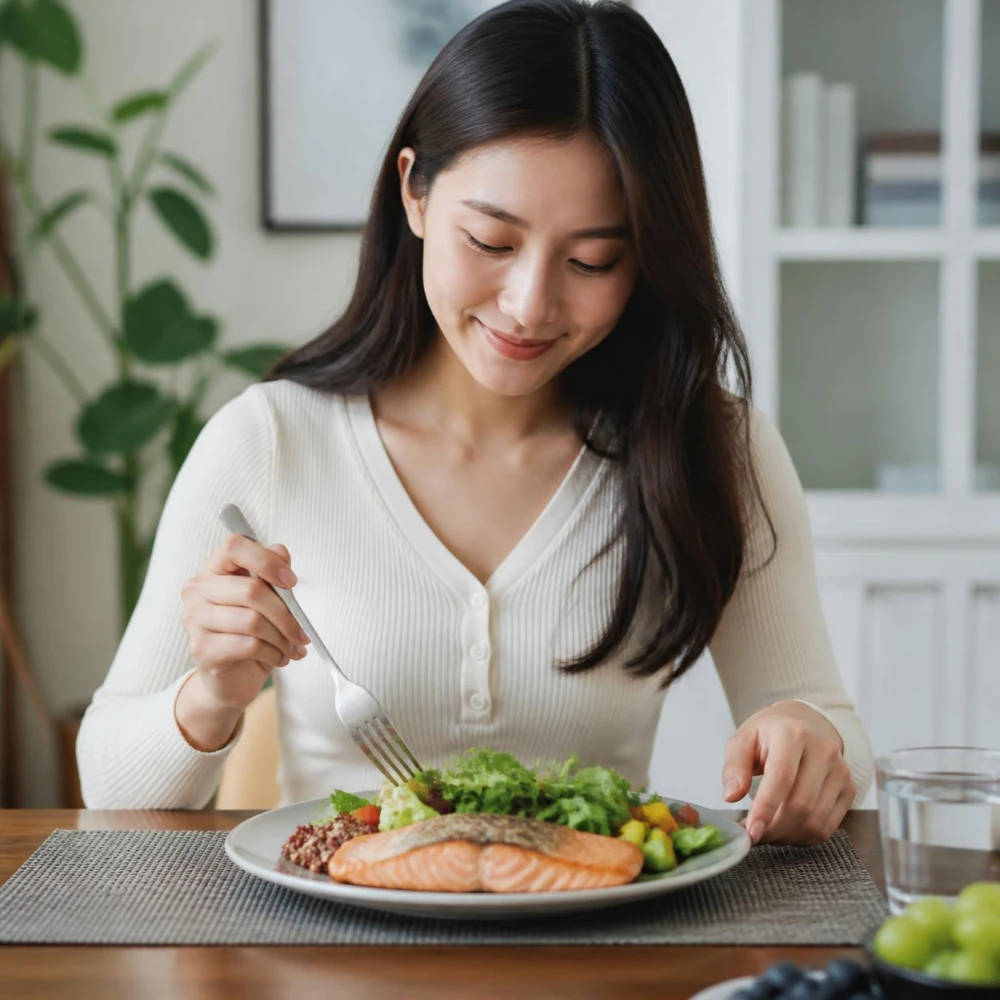 Chăm sóc não bộ bằng dinh dưỡng giúp kiểm soát vì sao sau chia tay vẫn nhớ người cũ. (Ảnh được tạo bởi AI)
