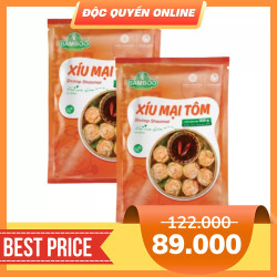 Xíu mại tôm Bamboo 300g (2 gói)