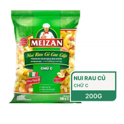 Nui rau củ chữ C Meizan gói 200g (1 Gói)