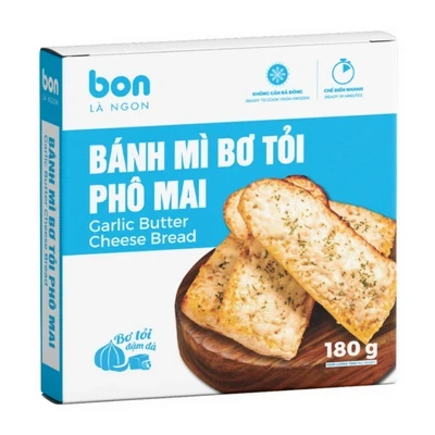 Bánh mì bơ tỏi phô mai Bon hộp 180g