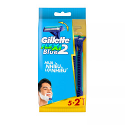 Dao cao Gillette blue 2 flexi bộ 5 + 2 cây