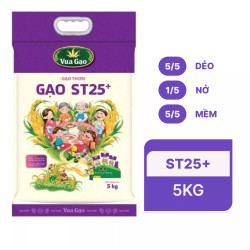 Gạo ST25+ Vua Gạo túi 5KG (1 Túi)