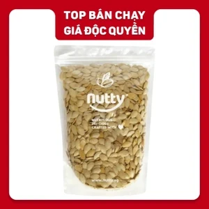 Hạt bí nguyên vỏ nướng tự nhiên Nutty gói 350g
