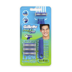 Bộ dao cạo râu Flexi Gillette 1 cán dao + 4 lưỡi dao (1 Cái)