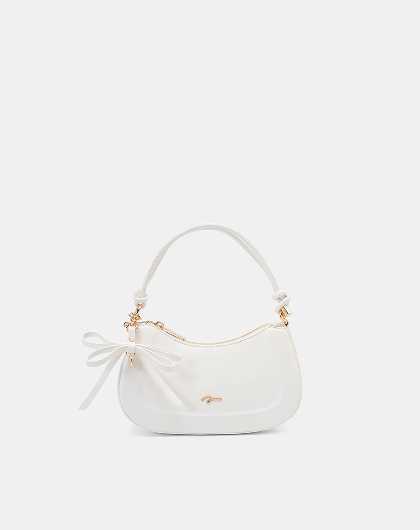 Túi Xách Nhỏ Top Handle Trang Trí Charm Bow - Image 2