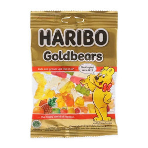 Kẹo dẻo Goldbears Haribo gói 80g (1 Gói)