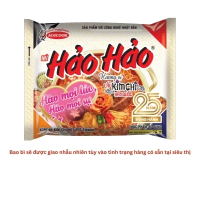 Mì Hảo Hảo Acecook hương vị lẩu kim chi Hàn Quốc gói 75g