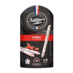 Xúc xích khô Mini Sticks Piment Chilli Peper Auvernou gói 100g (1 Gói)