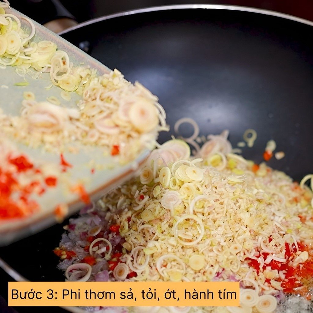 phi thơm sả tỏi ớt hành tím