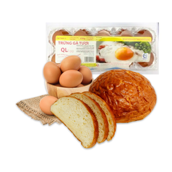 Combo bánh mì YAMAZAKI + trứng QL 55g (1 Combo)