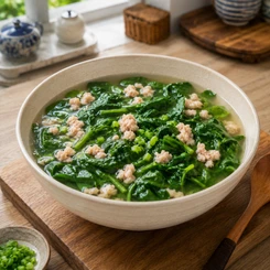 Cách nấu canh tôm xay mồng tơi thanh ngọt, dễ ăn