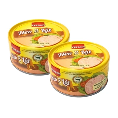 Combo 2 heo 2 lát Vissan hộp 150g