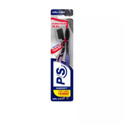 Bàn chải đánh răng than hoạt tính P/S bộ 2 cây