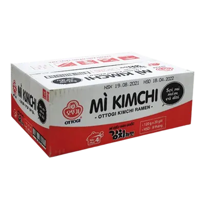 Thùng 20 gói mì kimchi Ottogi 120g