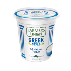Sữa chua Hy Lạp nguyên chất Farmers Union hộp 500g