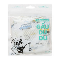 Khẩu trang gấu Dudu Famapro túi 10 cái (1 Túi)