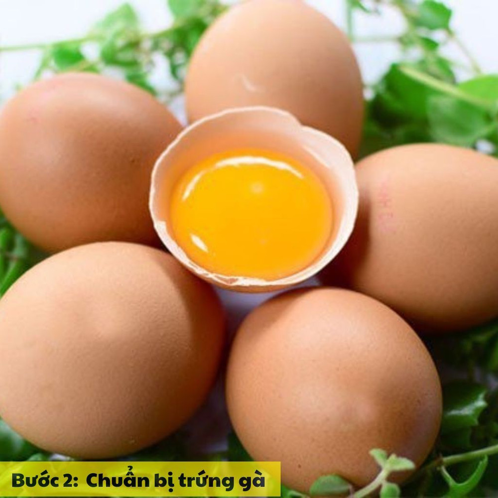 Chuẩn bị trứng gà