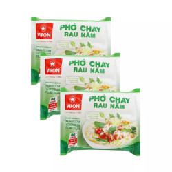 Combo 3 gói phở chay rau nấm 65g