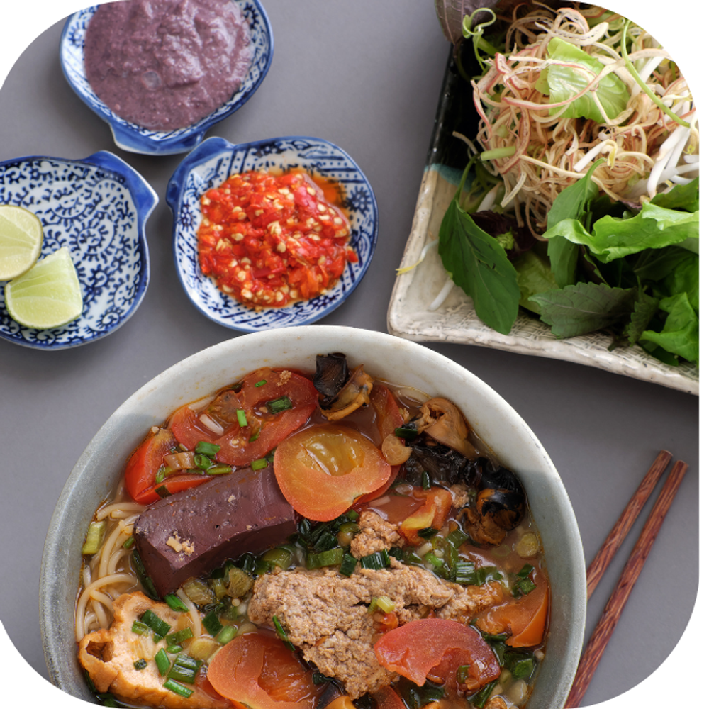 bún riêu giò heo kingfoodmart