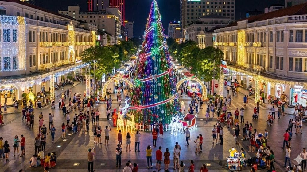 địa điểm trang trí Noel 