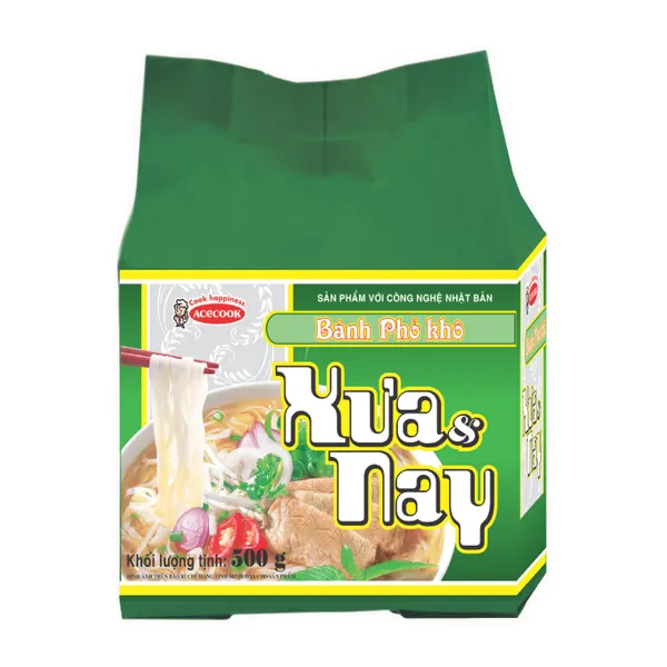 Phở khô xưa & nay Acecook gói 500g