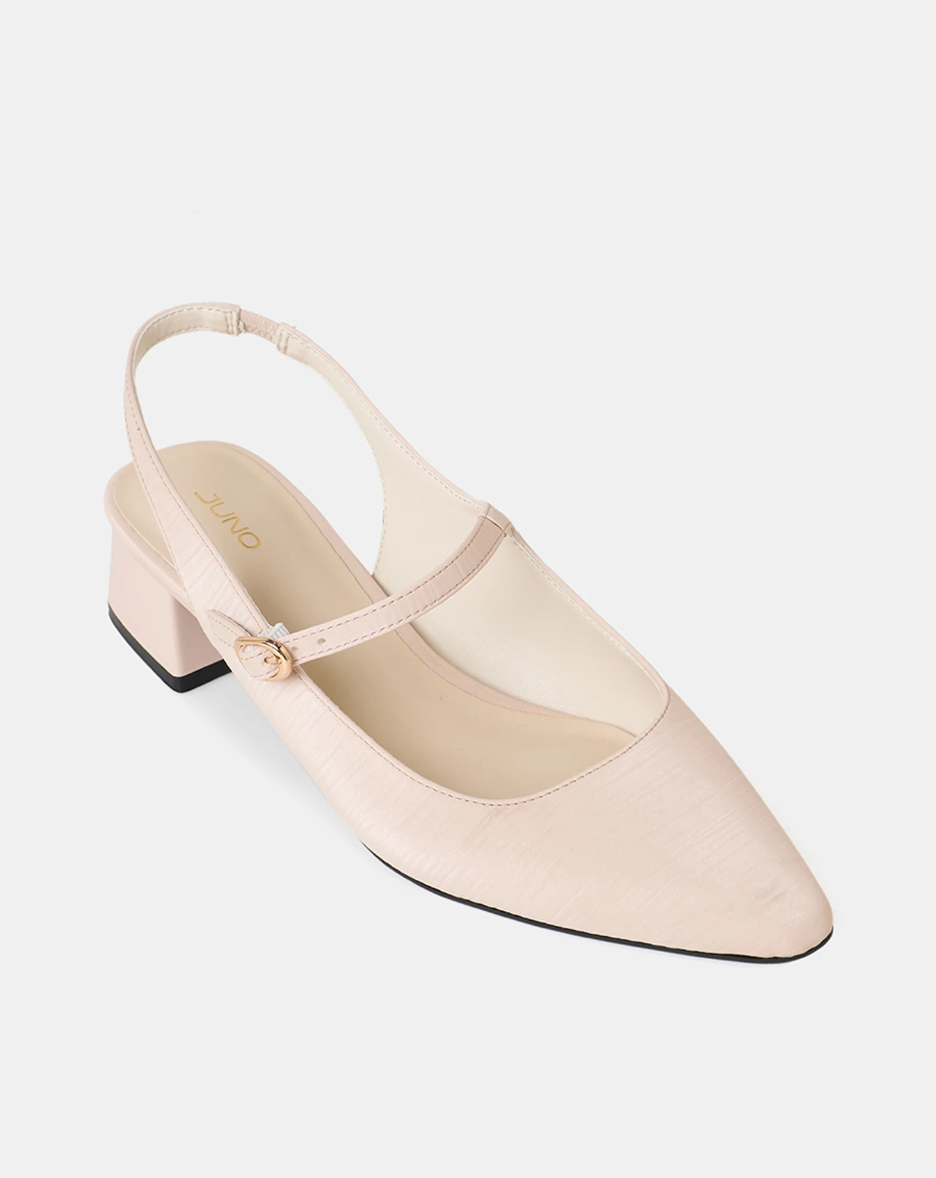 Giày Cao Gót Slingback Gót Vuông Có Khoá - Image 6