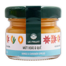 Mứt xoài & quế không đường Le Fruit hũ 30g (1 Hũ)