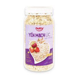 Yến mạch Úc cán mỏng Nutty hộp 600g (1 Hộp)
