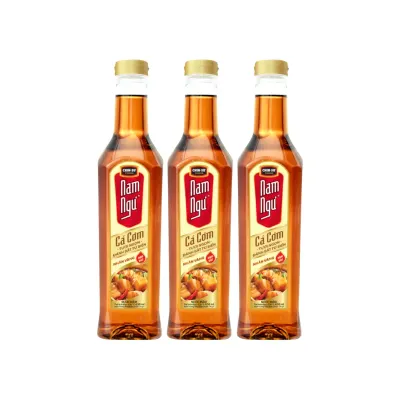 Combo 3 chai nước mắm nhãn vàng Nam Ngư 650ml