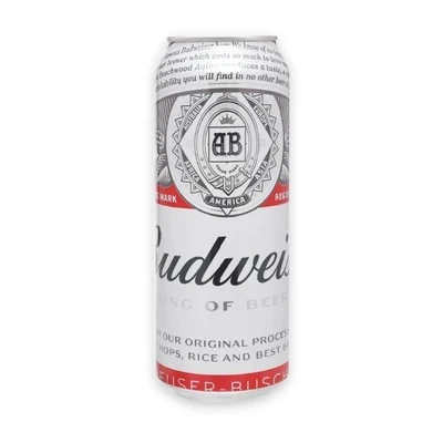 Bia 5% Budweiser lon 500ml