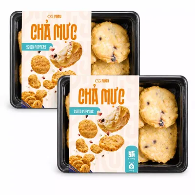 Combo 2 khay chả mực Hạ Long Ocean Gift 240g