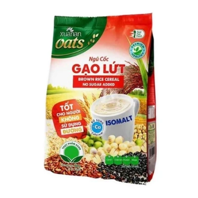 Ngũ cốc gạo lứt không đường Xuân An gói 400g