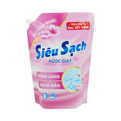 Nước giặt siêu sạch hương hoa anh đào Lix túi 2.4kg (1 Túi)