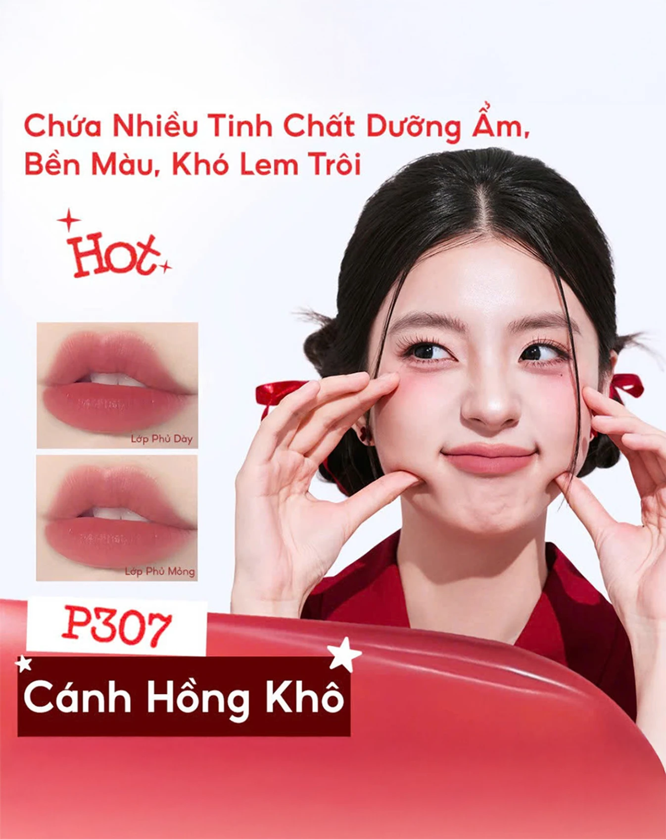 Son Tint Lì Colorkey Soft Matte Water Tint - Image 1