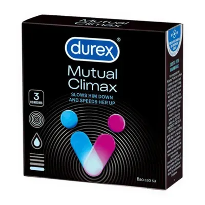 Bao cao su Mutual Climax 3S Durex hộp 1g