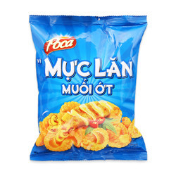 Snack mực lăn muối ớt Poca gói 32g