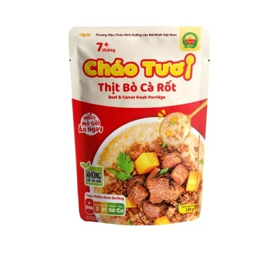Cháo tươi thịt bò Cây Thị 240g
