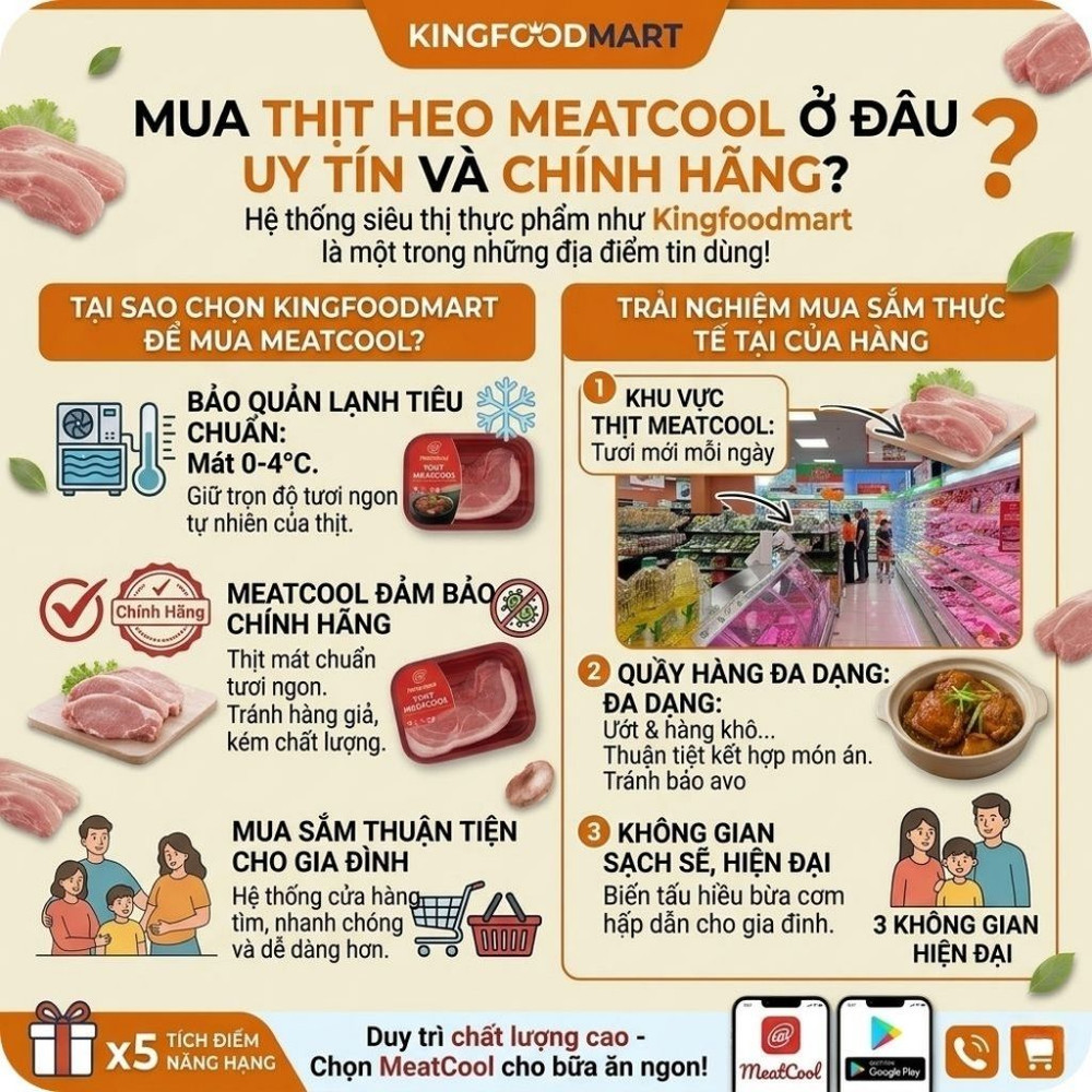 Mua thịt Meatcool ở đâu để chế biến ngon?