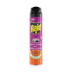 Bình xịt côn trùng hương cam chanh Raid chai 600ml