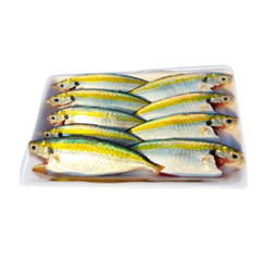 Cá chỉ vàng làm sạch 15-20 con/kg vỉ 300g (1 Vỉ)