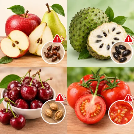 Top 4 loại quả có hạt chứa độc tố gây nguy hiểm