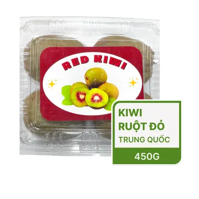 Kiwi ruột đỏ nội địa Trung hộp 450g up