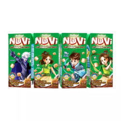 Lốc thức uống sữa lúa mạch cacao có thạch Nutimilk hộp 170ml (4 Hộp)