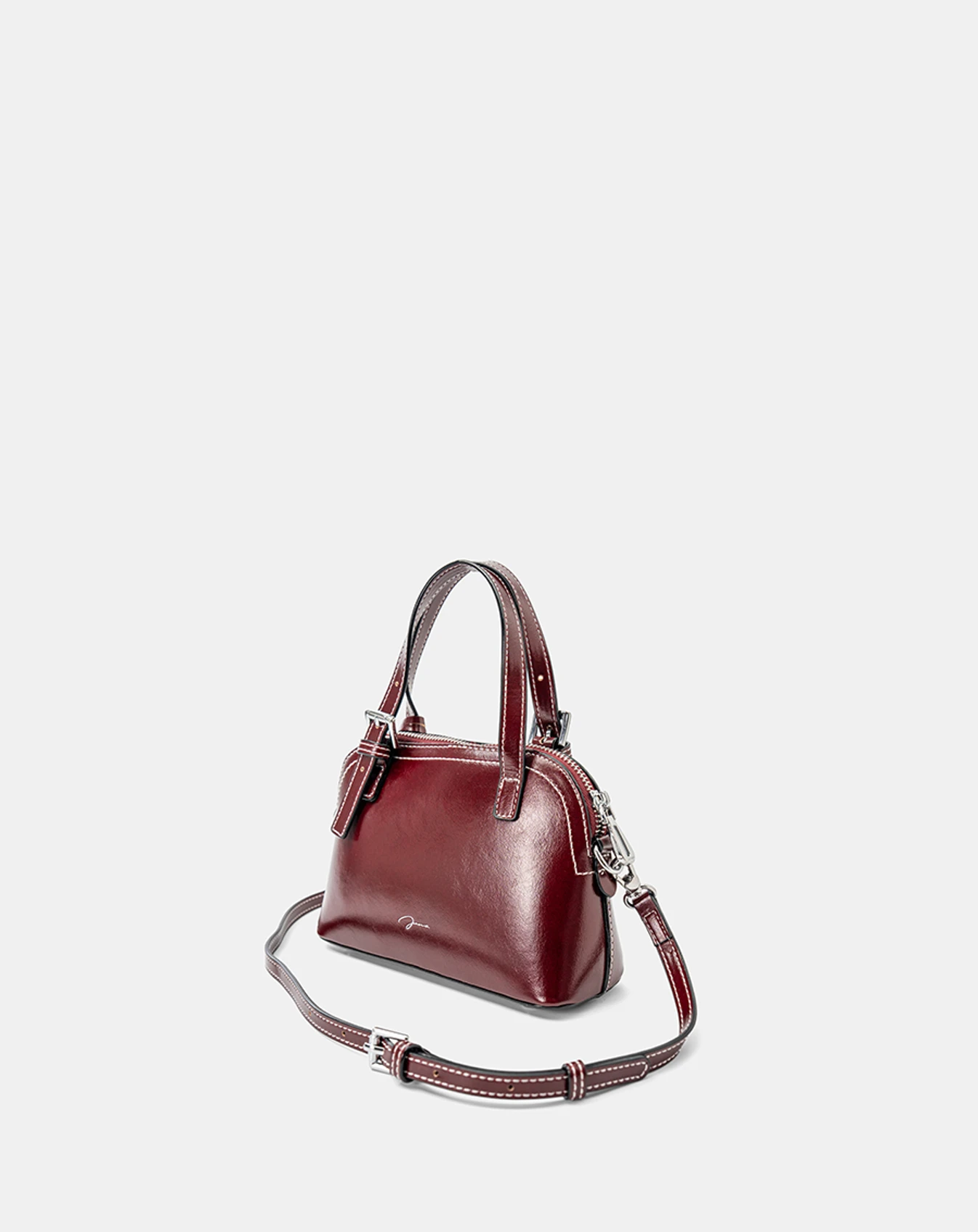 Túi Xách Nhỏ Top Handle Phối Charm - Image 7