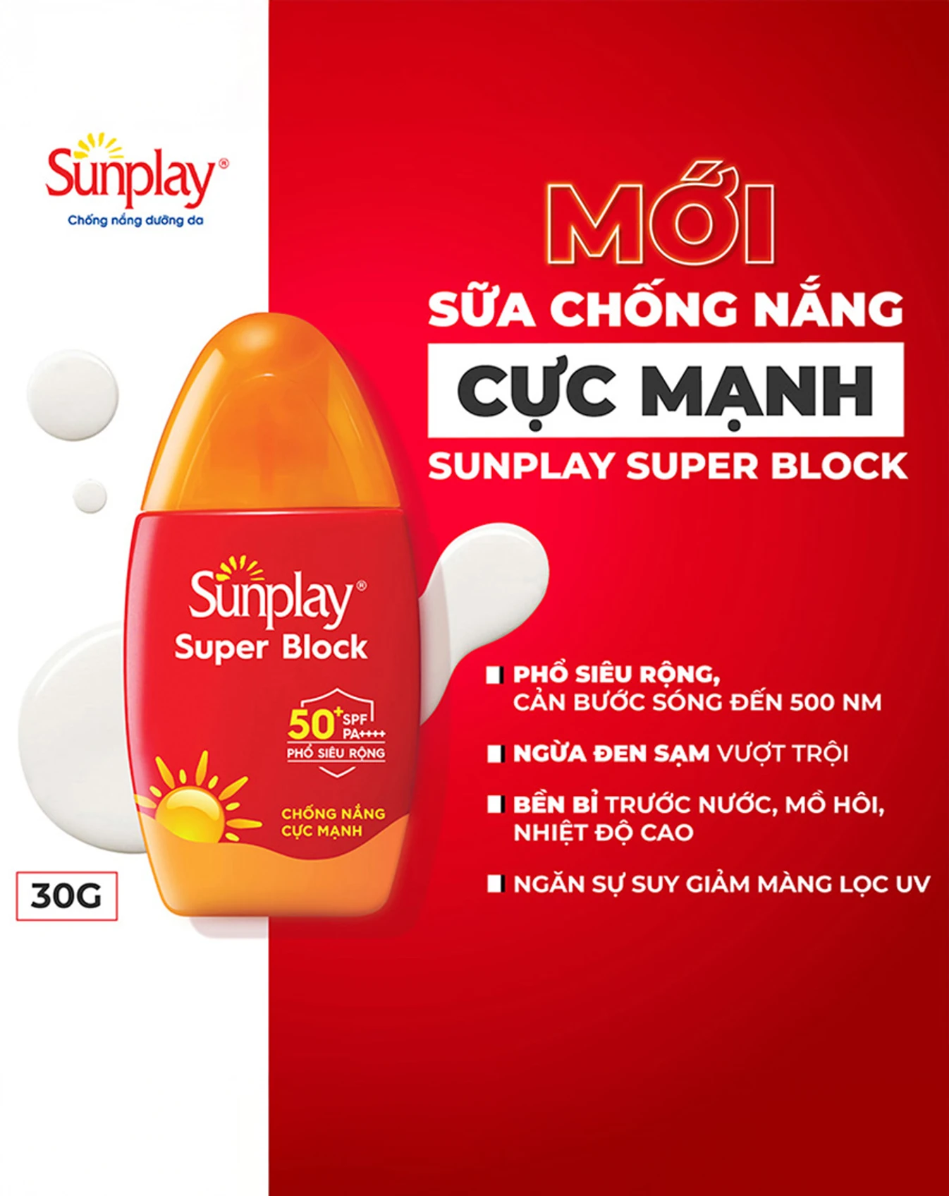 Sữa Chống Nắng Sunplay Bảo Vệ Vượt Trội Super Block 30g - Image 2
